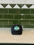 Black Baseball Style Hat With Logo
